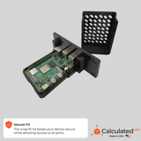 1U 10" / 10-inch Rack Mount for Raspberry Pi 4 Model B | Dual or Single Pi | Keystone Jack Options