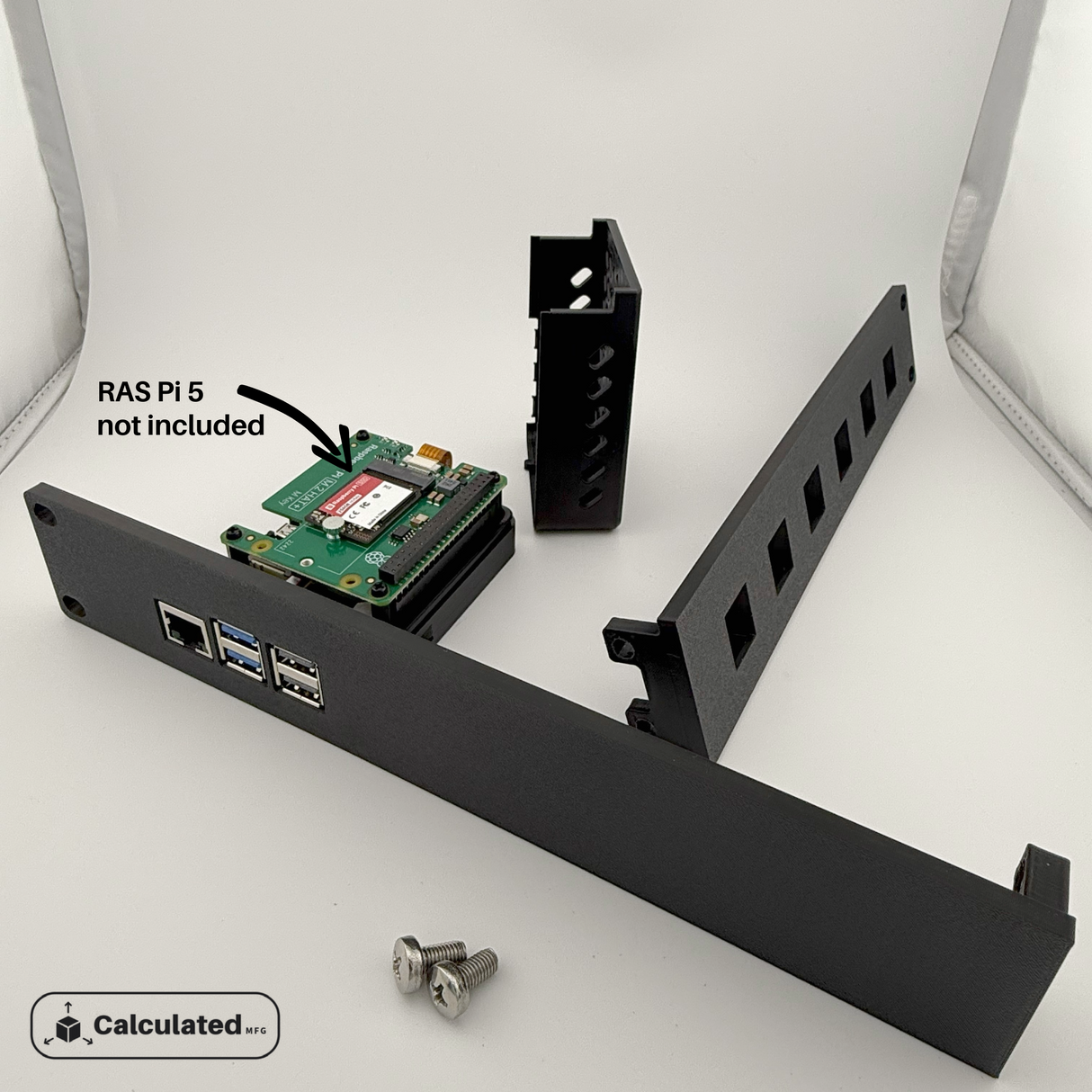 Raspberry Pi 5 Rack Mount (Single or Dual Mount) + Keystone Option | 19" Rack Mount