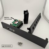 Raspberry Pi 5 Rack Mount (Single or Dual Mount) + Keystone Option | 19" Rack Mount