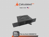 ICY Dock MB326SP-B | 3D Printed JBOD Enclosure Mount | PETG | Optional 10-32 Rack Hardware| Fits 10" Rack Mount