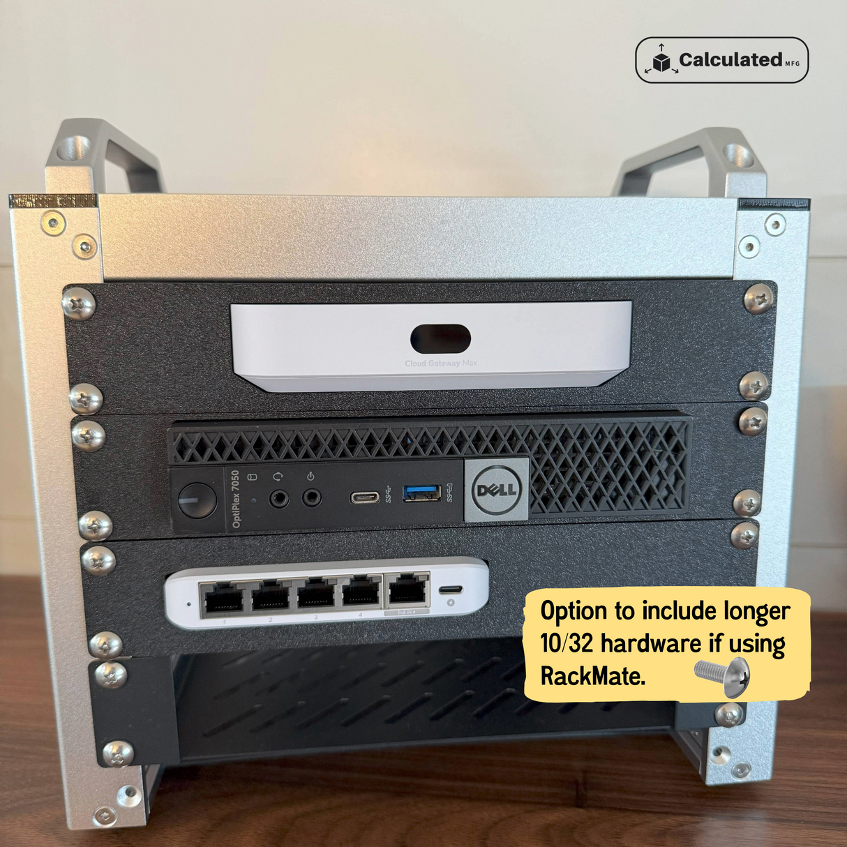 Unifi UCG-Max & UXG-MAX | 1u Bracket for 10" Server Rack Mount