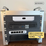 Unifi UCG-Max & UXG-MAX | 1u Bracket for 10" Server Rack Mount