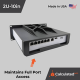 Tamper Resistant 10" Rack Mount fits UniFi UNVR-Instant - 2U Design