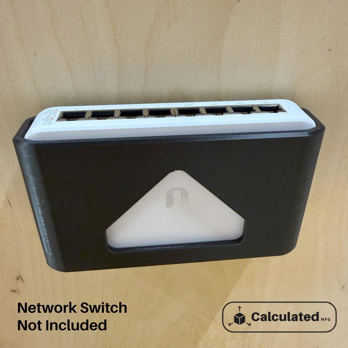 UniFi USW-Lite-8-POE Surface Wall Mount| Durable PETG | Black or White