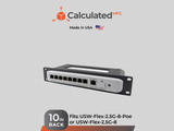 UniFi USW-Flex-2.5G-8-PoE or USW-Flex-2.5G - 8 | 1u Mount for Standard 10" Server Racks
