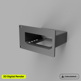 UniFi UX7 | Half Rack Server Mount | 2U Sturdy ventilated Bracket | Left or Right Configuration