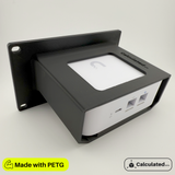 UniFi UX7 | Half Rack Server Mount | 2U Sturdy ventilated Bracket | Left or Right Configuration