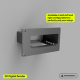 UniFi UX7 | Half Rack Server Mount | 2U Sturdy ventilated Bracket | Left or Right Configuration