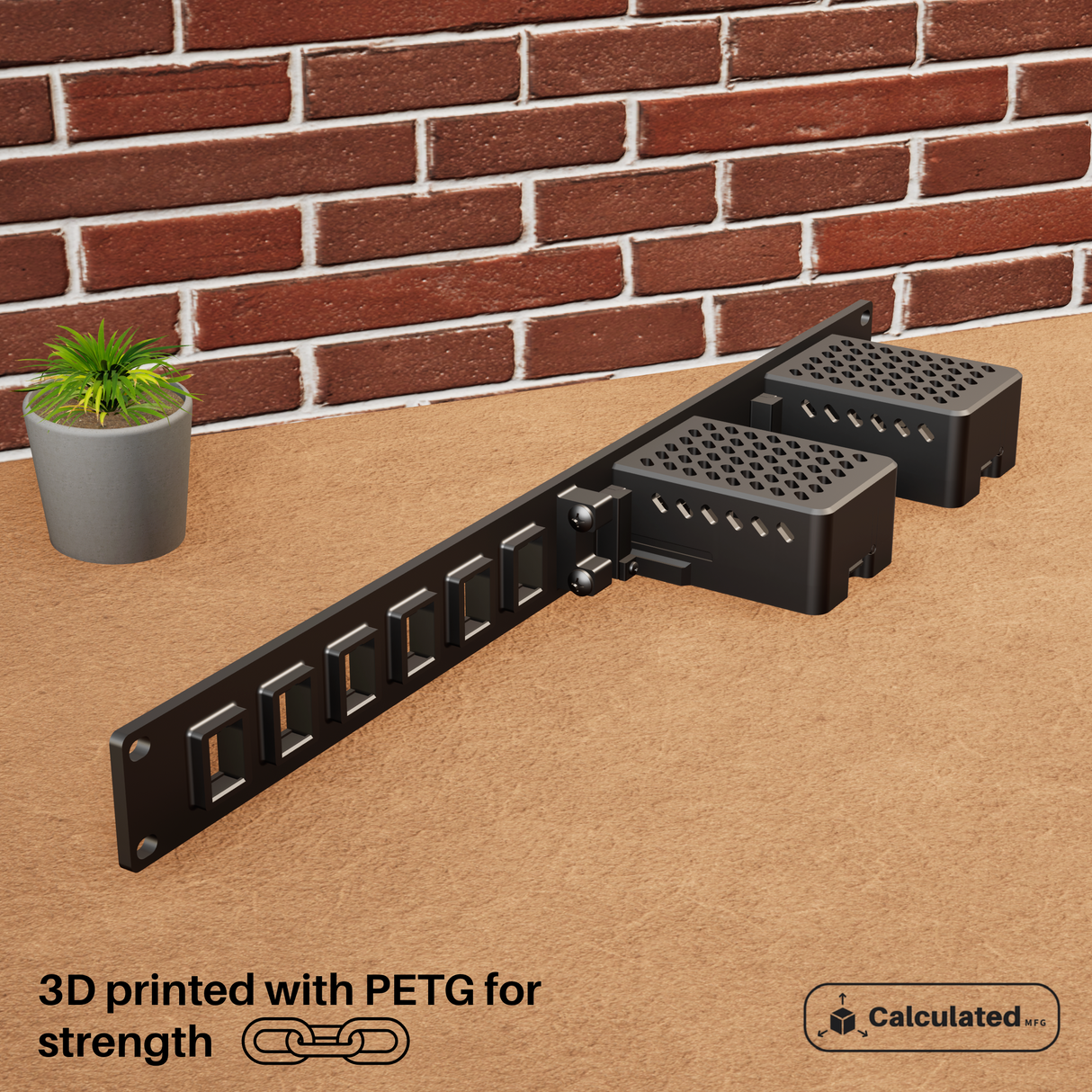 Raspberry Pi 5 Rack Mount (Single or Dual Mount) + Keystone Option | 19" Rack Mount