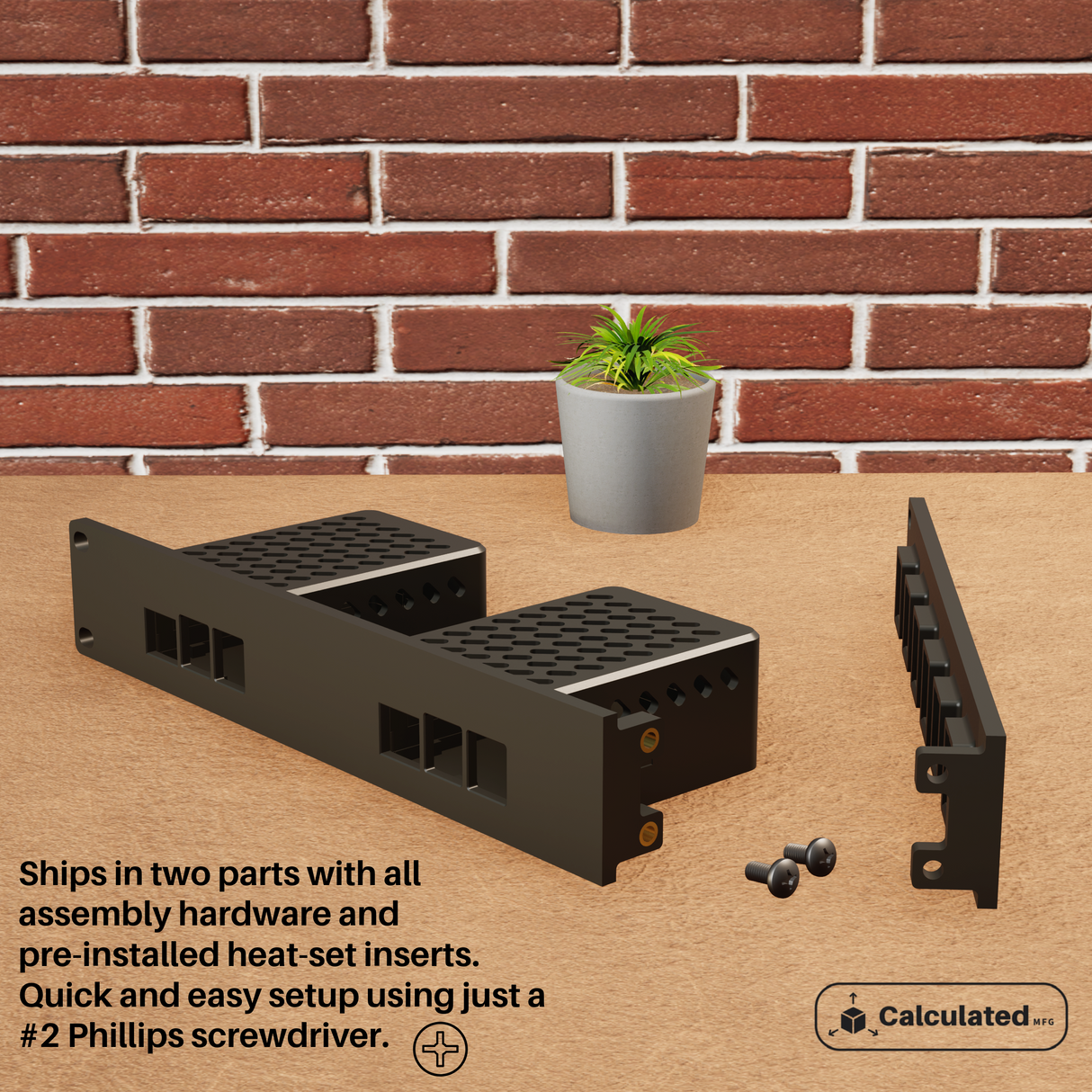 Raspberry Pi 5 Rack Mount (Single or Dual Mount) + Keystone Option | 19" Rack Mount