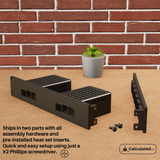 Raspberry Pi 5 Rack Mount (Single or Dual Mount) + Keystone Option | 19" Rack Mount