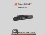 TP-Link Omada ES208G or TL-SG108E or TL-SG108 | Bracket for 8-Port Switch | 1U - 10in Rack Mount