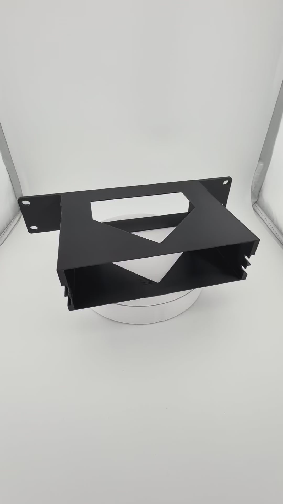 ICY Dock MB326SP-B | 3D Printed JBOD Enclosure Mount | PETG | Optional 10-32 Rack Hardware| Fits 10" Rack Mount
