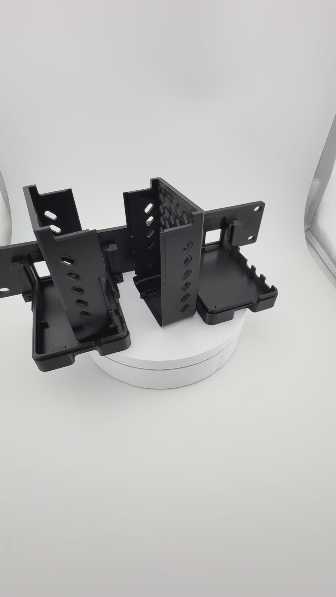 Raspberry Pi 5 Rack Mount | 10" 1U | PETG | Keystone Jack | Dual Pi or Single Pi works with M.2 Hat and active cooler
